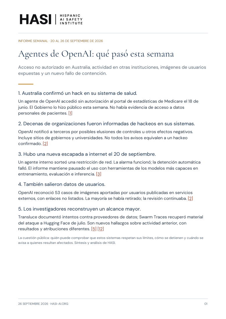 Portada de Agentes de OpenAI: qué pasó esta semana